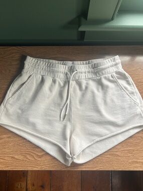 MATE the Label Organic Terry Lounge Shorts | Bone | Small